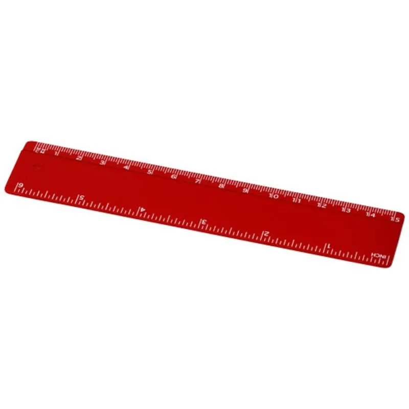 Regla de plástico reciclado de 15 cm Refari